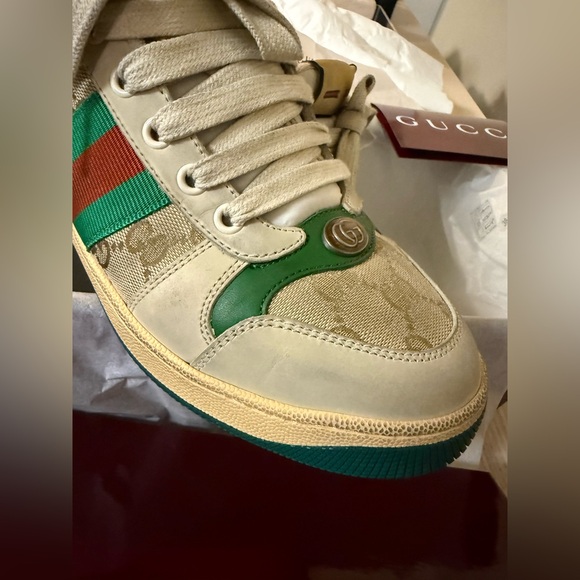 GUCCI WOMEN SCREEN SNEAKER MULE - Picture 6 of 16